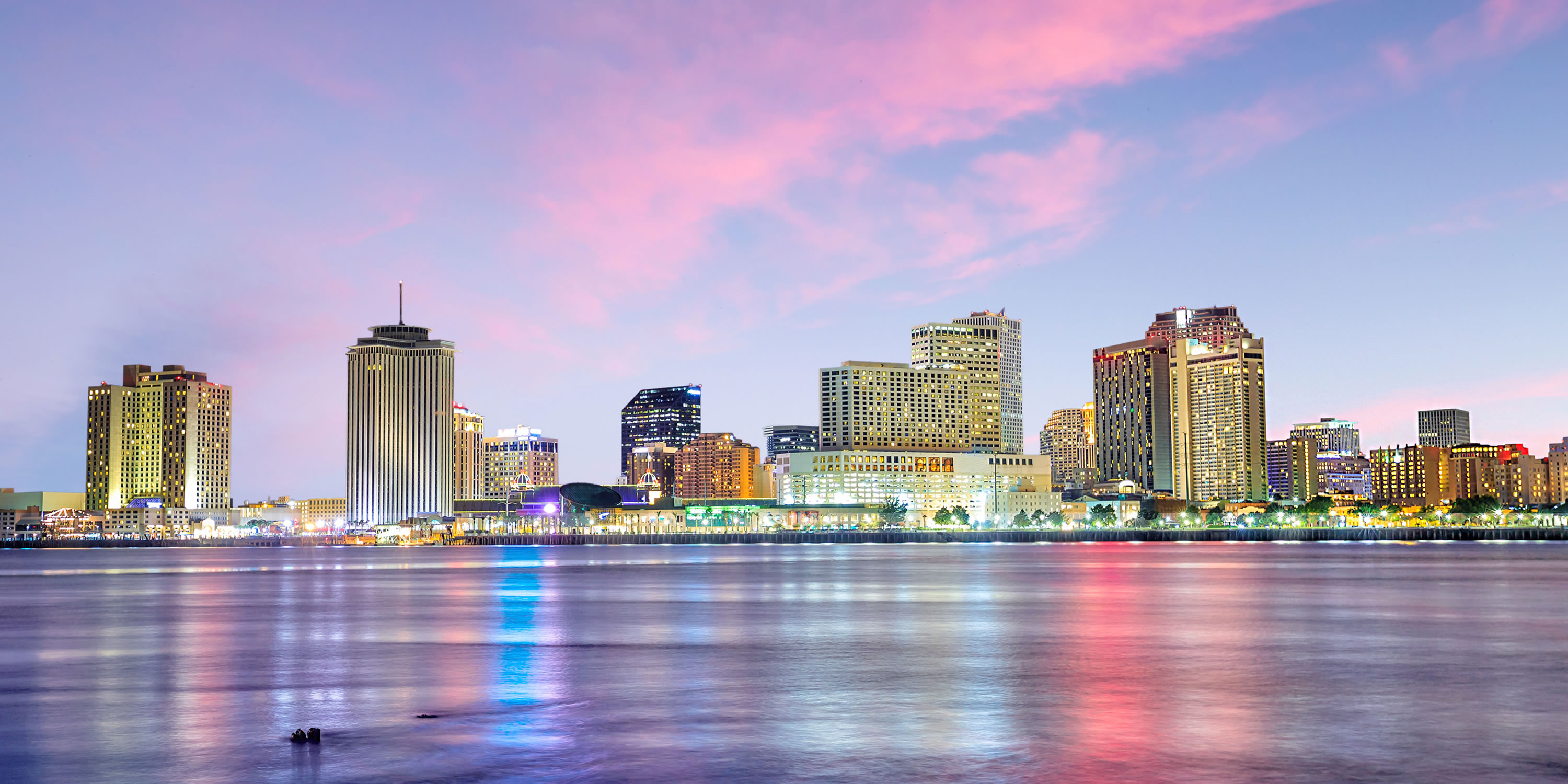 the Hilton New Orleans Riverside in New Orleans, Louisiana