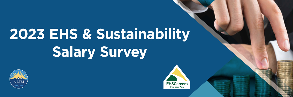 Take the 2023 EHS & Sustainability Salary Survey Today