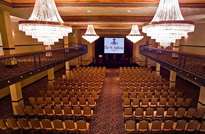 Auditorium panorama in St. Anthony's Hotel in San Antonio Texas